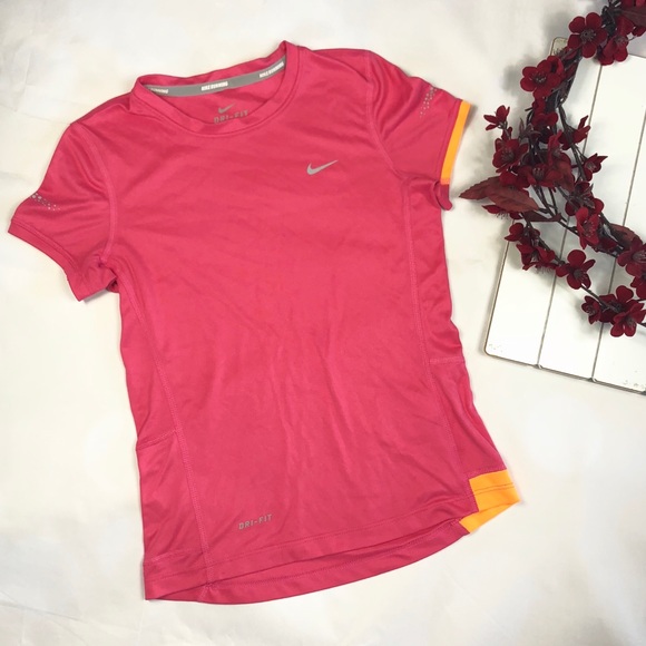 Nike Other - Nike dry fit girl Athletic t shirt PE shirt pink S